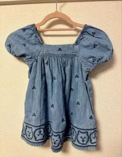 BabyGAP デニム 刺繍 ワンピース