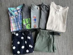 新品あり　グローバルワーク　半ズボン　トップス　7点セット