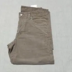 UNIQLO.スリムフィットコーディロイジーンズ.ベージュ.28(70cm)