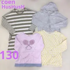 女の子　130 ロンT ワンピース　パーカー　ハッシュアッシュ　長袖　春