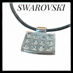 SWAROVSKI クリスタル　ペンダントネックレス　チョーカー　スートマーク