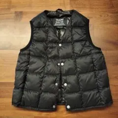 【美品】TAION ブラック ダウンベスト 110cm