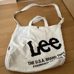 Lee 2way キャンバストートバッグ ホワイトのサムネイル