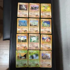 タケシ　ポケモンカード12枚セット　旧裏
