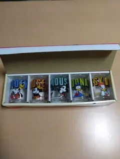 新品未使用　レア　ディズニーミニグラス　５個セット