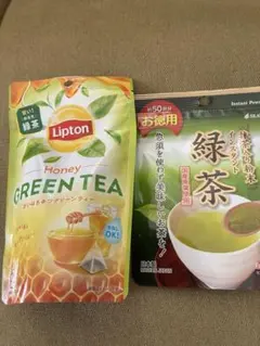 リプトン ハニーグリーンティー & 抹茶入り粉末緑茶セットのサムネイル