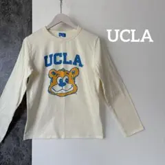 ⭐︎799 UCLA 長袖Tシャツ 定番✨ロゴプリント　クリーム　クルーネックのサムネイル