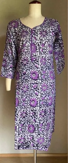 インド　パンジャビ　トップス　チュニック　クルティ　バティック