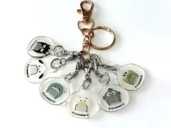 サンリオ はぴだんぶい ミニアクリルキーホルダー 6個セット