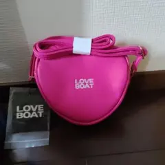 LOVE BOAT ハート型ショルダーバッグ ピンクのサムネイル