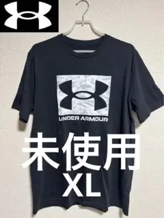 未使用　UA ABCカモ ボックスド ロゴ ショートスリーブTシャツ　XL