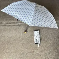 サンバリア100 折りたたみ傘 ドット柄 晴雨兼用のサムネイル