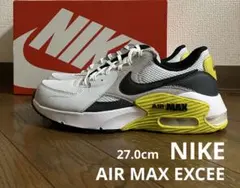 27.0cm ナイキ エアマックス エクシー グレー&ブラック&イエローカラー