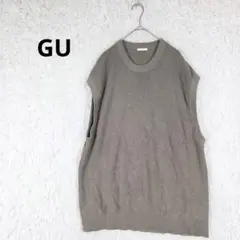 GU ジーユー ウォッシャブルリラックスフィットニットベスト Mサイズのサムネイル