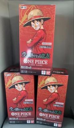 【新品未開封】ワンピースカード　受け継がれる意志　 3BOX