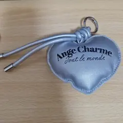 Ange Charme ハート型チャーム シルバー 2個セット