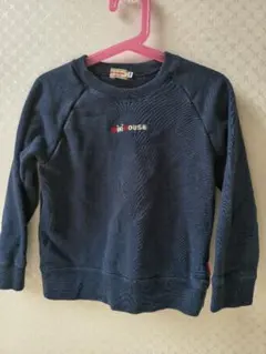 ミキハウス ネイビー トレーナー　120 男女兼用