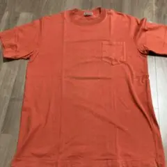 日本製 MIL-SPEC 胸ポケット無地カットソーオレンジ BOSTONNINE