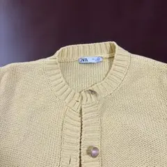ZARA イエロー カーディガン 長袖