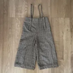 CIAOPANIC TYPYチェック柄 サロペット ワイドパンツ