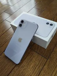 Apple iPhone 11 パープル 本体 箱付き