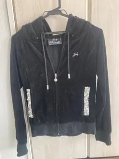 Rady ブラック ベロア パーカー