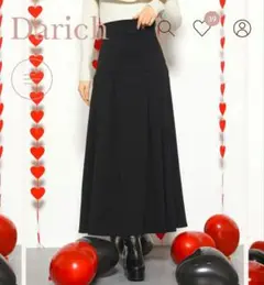 【新品未開封品】ハイウエストタックロングスカート