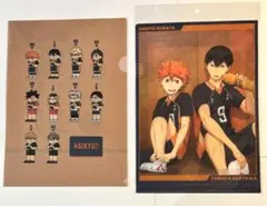 ハイキュー　クリアファイル　烏野　日向翔陽　影山飛雄　日向　影山