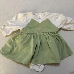 ティンカーベル ことり ワンピース ロンパース 70cm