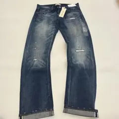 【新品未使用】UNIQLO セルビッジデニム 赤耳 W31 スリムフィット