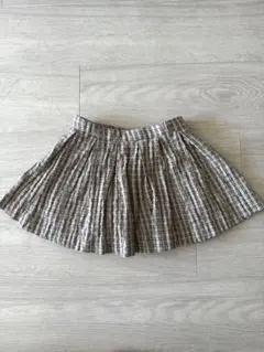 ZARA チェック柄　ミニスカート　インナー付き