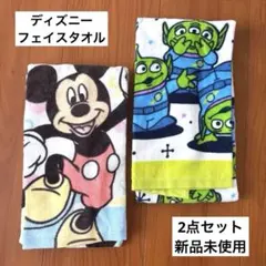 しまむら ディズニー ミッキー トイストーリー フェイス タオル まとめ売り