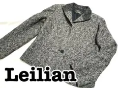 Leilian レリアン　ウールミックス　ツイード風デザインジャケット　13