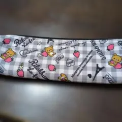リラックマ イチゴ柄ペンケース