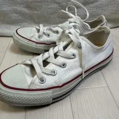 CONVERSE オールスター ローカット 白 23cm キャンバススニーカー