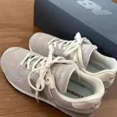 ニューバランス　スニーカー　U574AL2 23.5 スエード　グレー