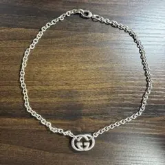 GUCCI インターロッキングG ネックレス シルバー