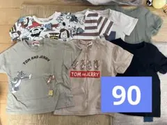 90 95 Tシャツ12枚セット　まとめ　トムとジェリー　バースデイ　西松屋のサムネイル