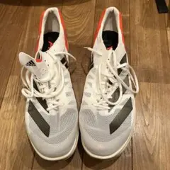 ADIZERO アバンチ 26.5㎝ ホワイト&オレンジ - メルカリ