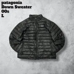 【ぶた様専用】patagoniaパタゴニア00sダウンセーターブラックメンズL