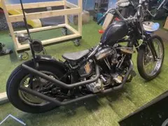 ハーレー　ソフテイルエボカスタムチョッパー バイク車体のサムネイル