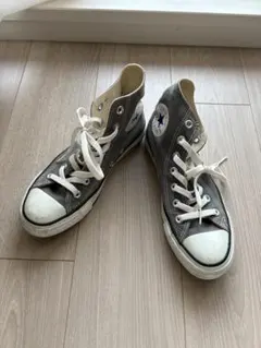 CONVERSE グレー ハイカットスニーカー 23.5cm