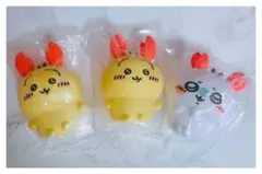 ちいかわソフビフィギュア3┊︎ロブスターなうさぎ・カニなモモンガ セット