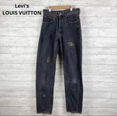 ⭐️希少　美品　リーバイス　ダメージ加工　リメイクデニムパンツM 29