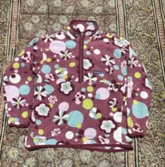 パタゴニア patagonia フリースジャケット シンチラ 花柄 総柄レッド 