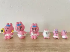 おぱんちゅうさぎ　かふん＋おしり＋こっちみて　フィギュアセット