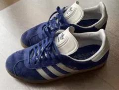 アディダス　ガゼル　スウェード　ブルー✖️シルバー　26.5cm