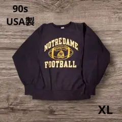 90s Champion リバースウィーブ スウェット 刺繍タグ usa製　XL