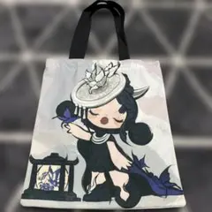 スカルパンダ　ファスナー付キャンバストートバッグ/エコバッグ　ポップマート