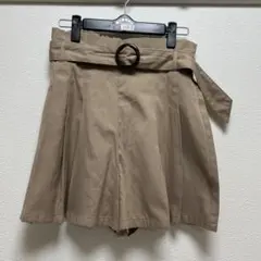 earth プリーツスカート　キャロット